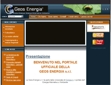 Tablet Screenshot of geosenergia.it